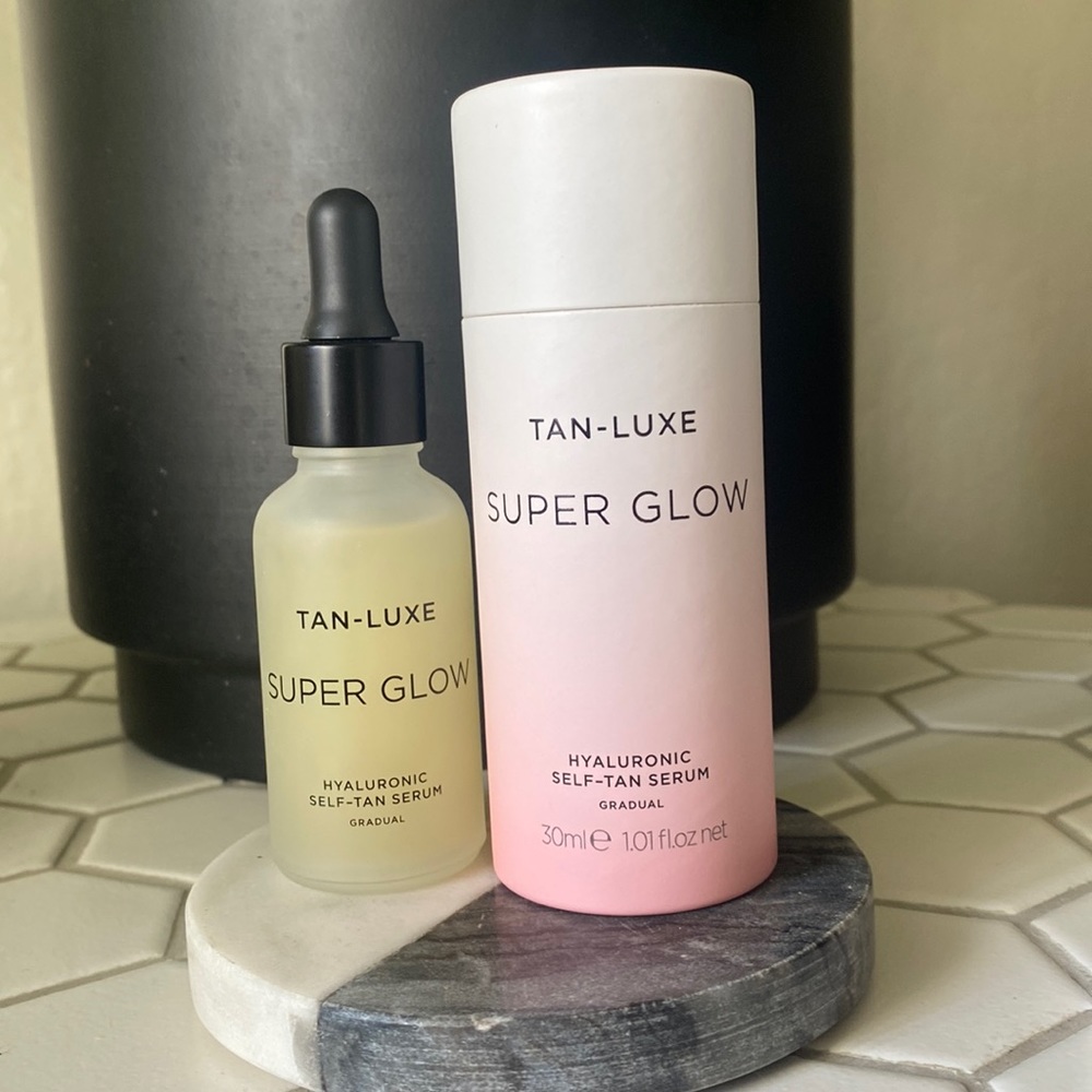 Unopened Tan Luxe hyaluronic acid self tan serum